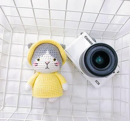 Little Miki Cat Amigurumi Crochet Pattern