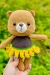 Oso de Girasol Amigurumi Patrón Gratis