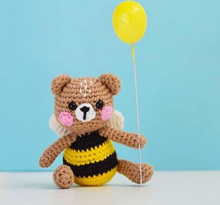 Tiny Beeny Amigurumi Crochet Pattern