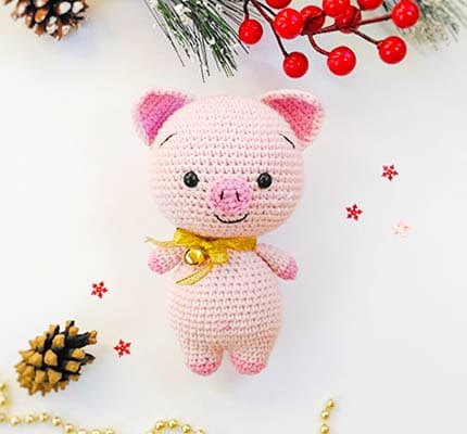 sweet pig amigurumi free pattern, pig amigurumi pattern, pig amigurumi