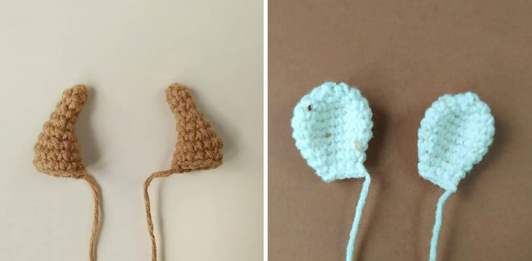 Toro con Taza de Café Amigurumi Patrón Gratis cuernos