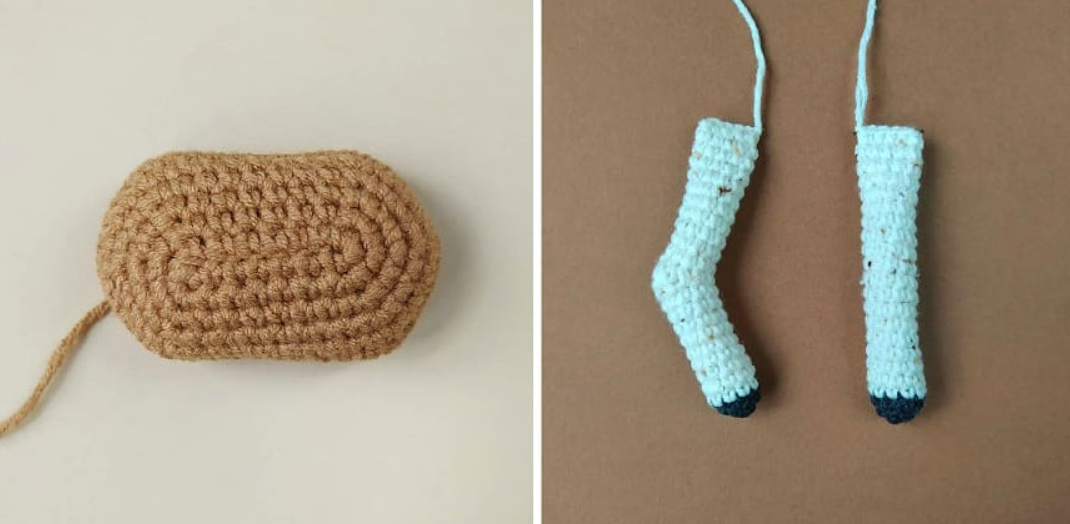 Toro con Taza de Café Amigurumi Patrón Gratis bozal