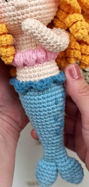Isabella Patrón de ganchillo amigurumi cabello