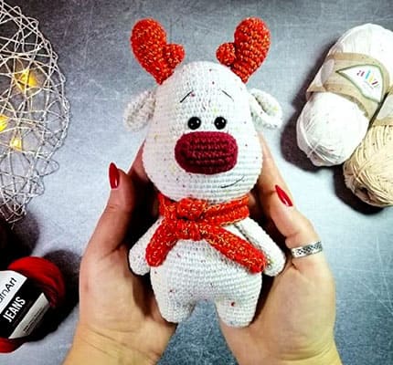 Christmas Reindeer Amigurumi Crochet Pattern