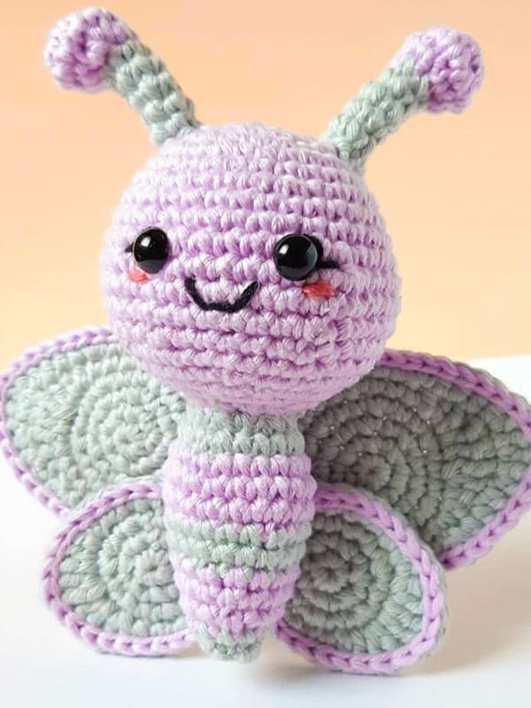 Mariposa Ellie Amigurumi Patrón Gratis 2