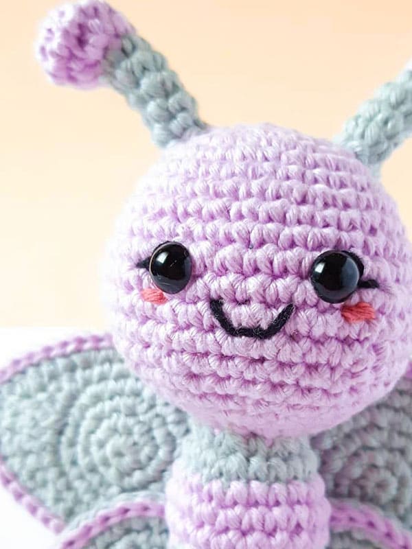 Mariposa Ellie Amigurumi Patrón Gratis 1