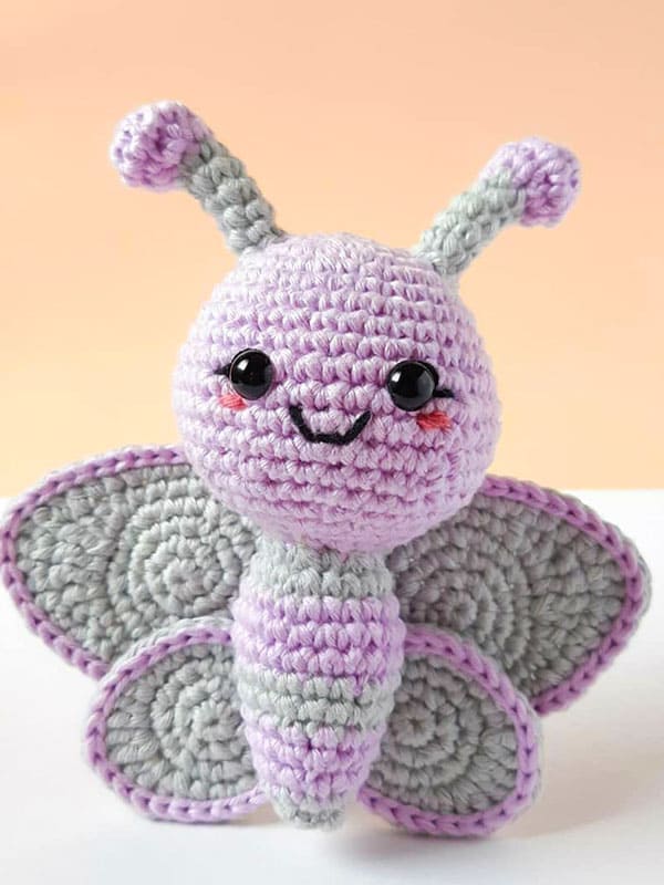 Mariposa Ellie Amigurumi Patrón Gratis4