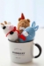 funny, icecream, bunny, bear, cow, cup, sweet