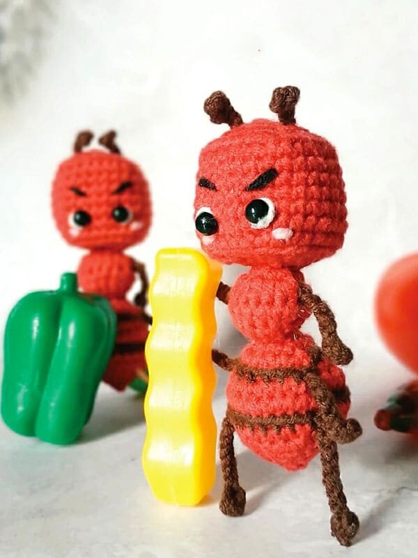 Pequeña Hormiga Amigurumi Patrón Gratis