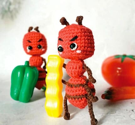 Little Ant Amigurumi Crochet Pattern