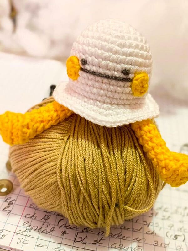 oatley, the funny, ghost, amigurumi, crochet, pattern, cute, halloween, christmas, happy, body