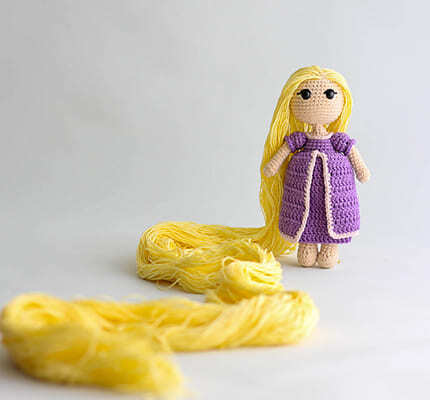 Rapunzel Doll Amigurumi Crochet Pattern