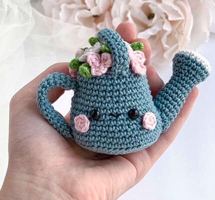 Watering Can Amigurumi Crochet Pattern