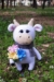 Toro con Taza de Café Amigurumi Patrón Gratis 1