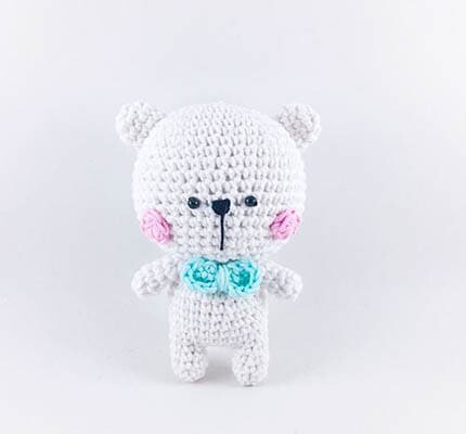 crochet bear pattern, sweetest polar bear amigurumi pattern