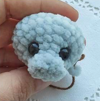 Tortuga Marina Amigurumi Patrón Gratis cabeza