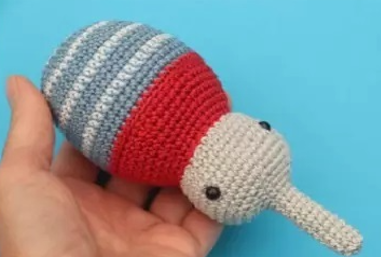 Kaii El Limpiador De Elefantes Amigurumi Patrón Gratis cabeza y cuerpo