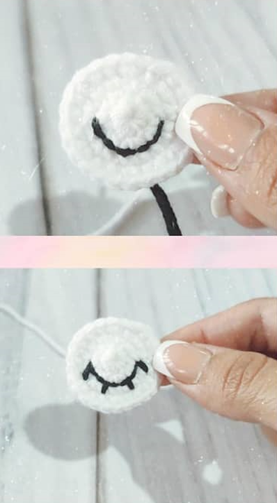 Búho Lola Amigurumi Patrón Gratis ojos
