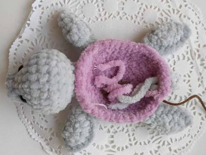 Tortuga Marina Amigurumi Patrón Gratis cuerpo