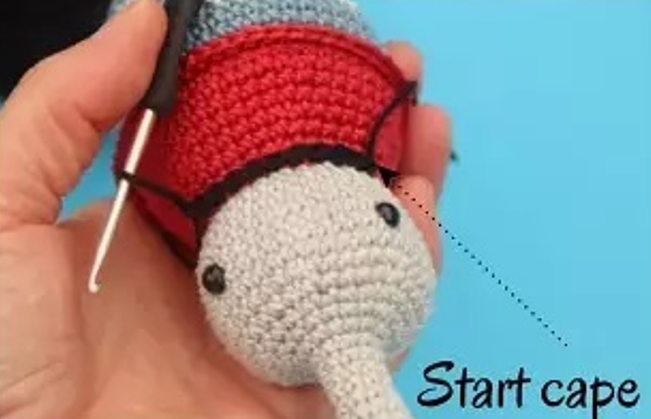 Kaii El Limpiador De Elefantes Amigurumi Patrón Gratis capa