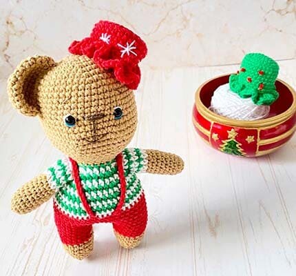 Canela Oso Amigurumi Patrón Gratis