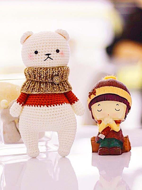 Crochet Cute Little Bear Amigurumi Free Pattern