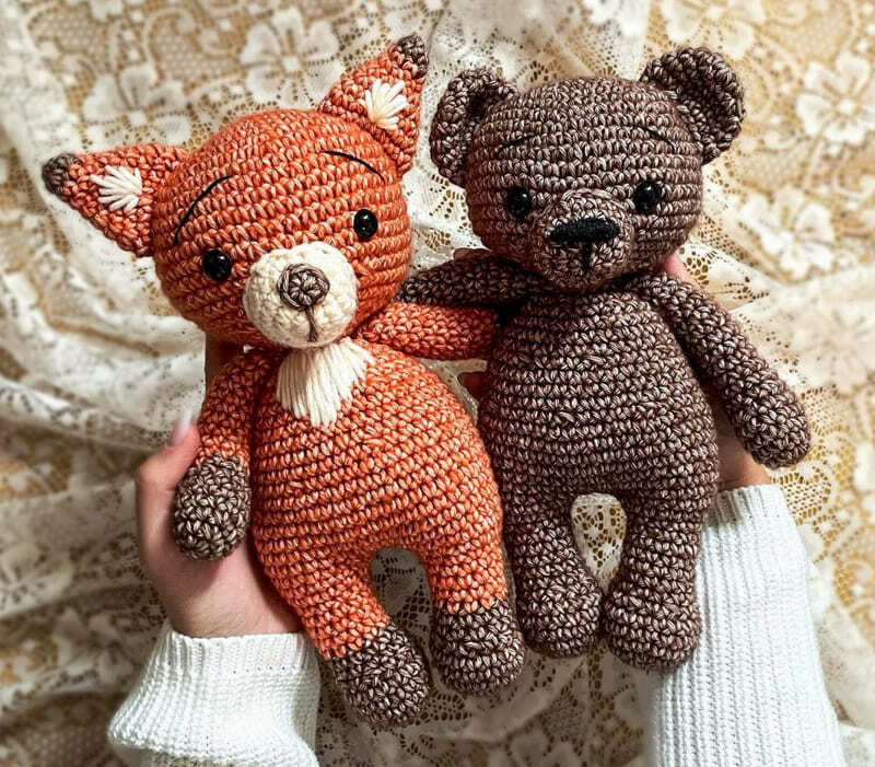 Crochet Fiona the Fox Amigurumi Free Pattern (3)