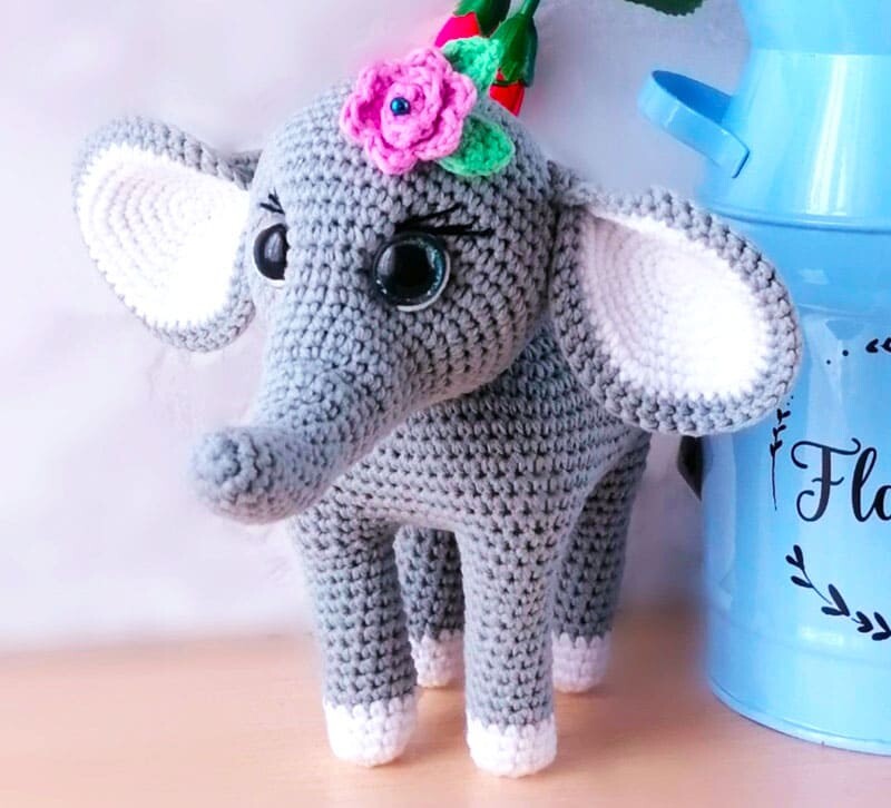 Crochet Lexi Elephant Amigurumi Free Pattern (1)