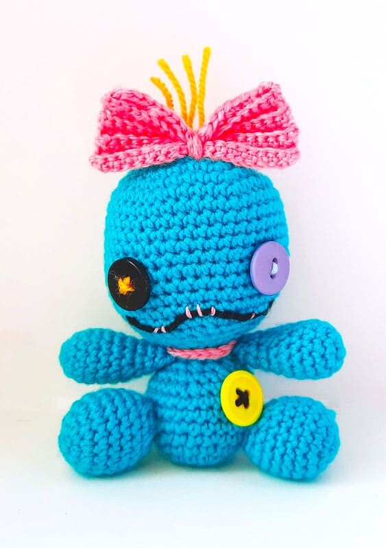 Lilo et Stitch Amigurumi PDF Modèle Gratuit au Crochet - Amigurumibox