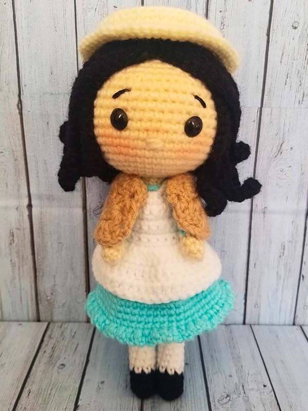Diana Muñeca Amigurumi Patrón Gratis