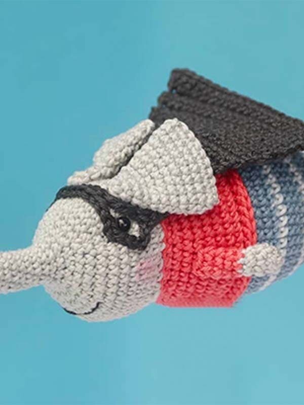 Kaii El Limpiador De Elefantes Amigurumi Patrón Gratis