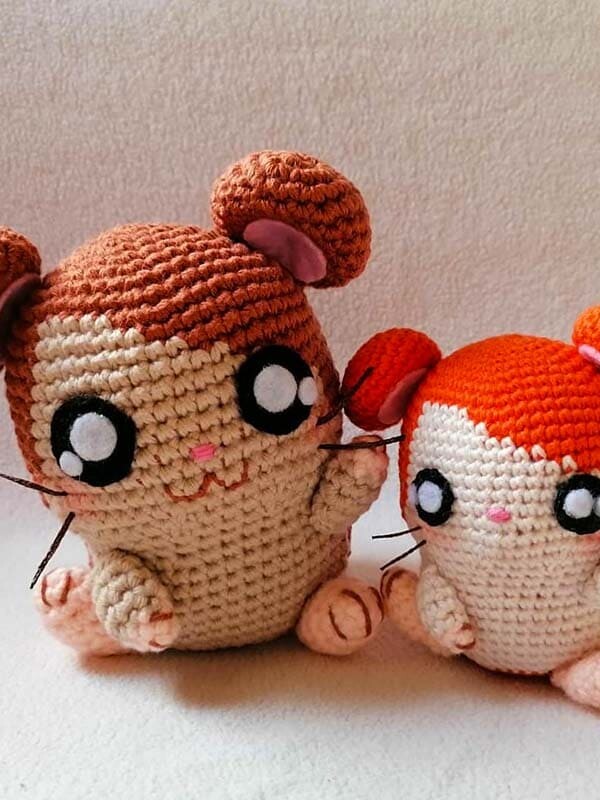 Hamtaro Amigurumi Patrón Gratis Paso a Paso 2