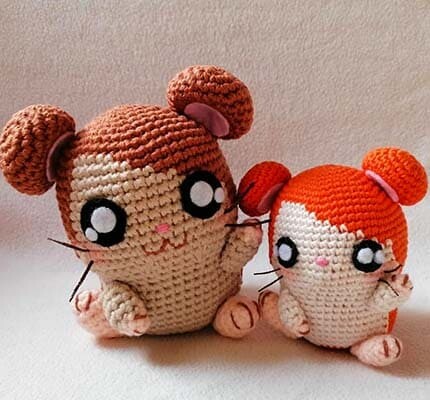 Hamtaro Croché Amigurumi Patrón Gratis