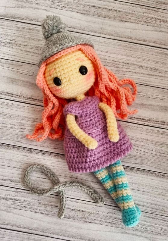 Lulu Pie Crochet Doll Amigurumi Free Pattern (1)