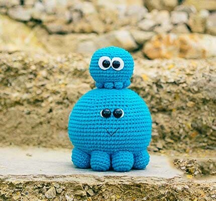 Mamá Pulpo Amigurumi Patrón Gratis
