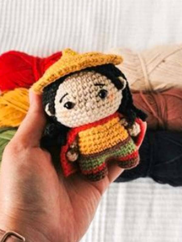 Raya Croché Amigurumi Patrón Gratis (1)