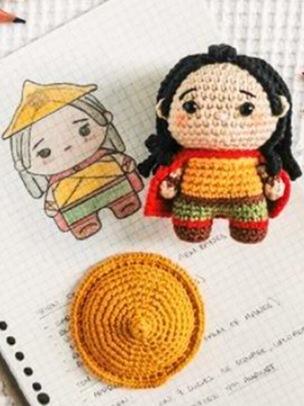 Raya Croché Amigurumi Patrón Gratis (3)