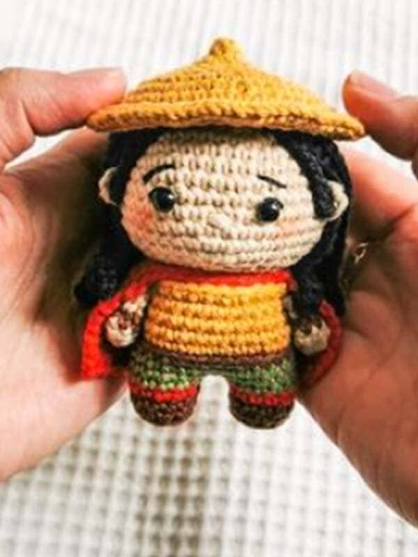 Raya Croché Amigurumi Patrón Gratis (4)