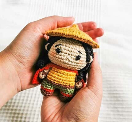 Raya Croché Amigurumi Patrón Gratis
