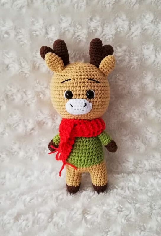 Reno Amigurumi Paso a Paso Patrón Gratis