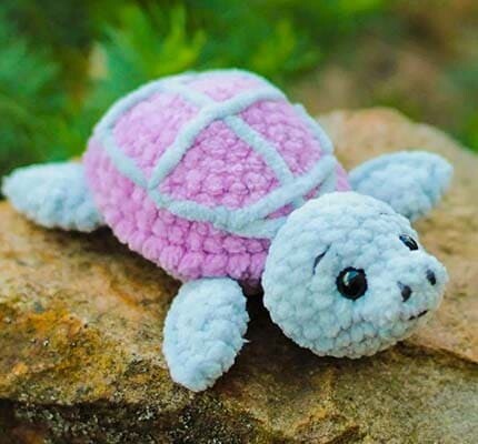 Tortuga Marina Amigurumi Patrón Gratis