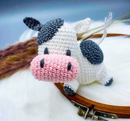 Little Crochet Cow Amigurumi Free Pattern