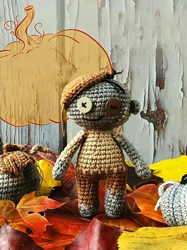 Zombi PDF Amigurumi Patrón Gratis