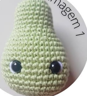 Pera Kawaii Amigurumi Patrón Gratis