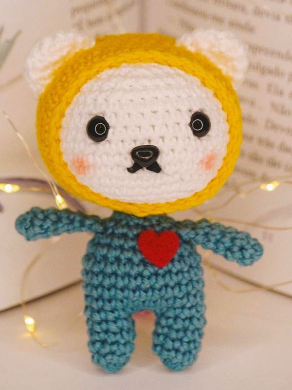 Beaba Crochet Bear Amigurumi PDF Free Pattern