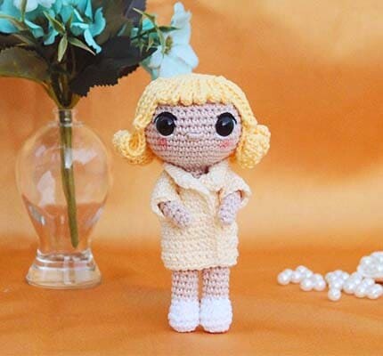 Billie Eilish Amigurumi PDF Patrón Gratis