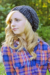 Blonde women Crochet Slouchy Hat for Women and Kids PDF Pattern