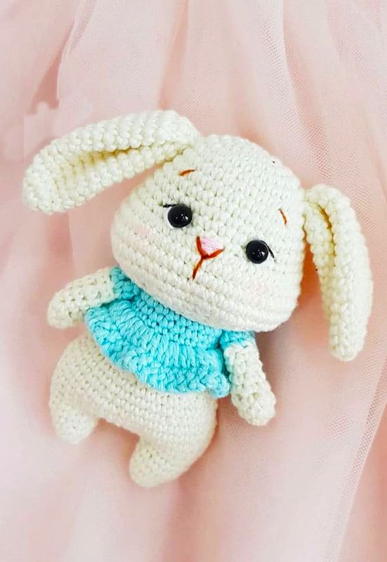 Chubby Cheeks Crochet Bunny Amigurumi Free PDF Pattern (3)