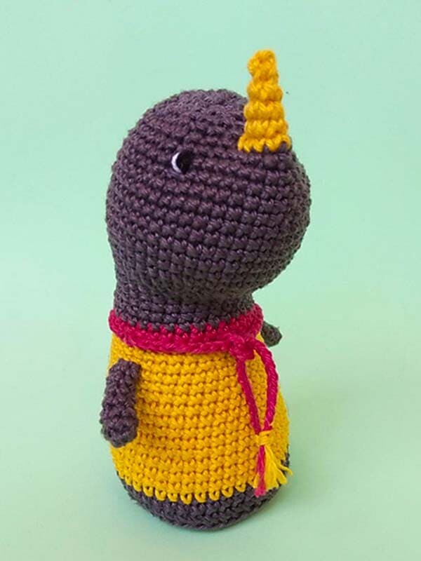 Crochet Baby Rhino PDF Amigurumi Free Pattern (2)