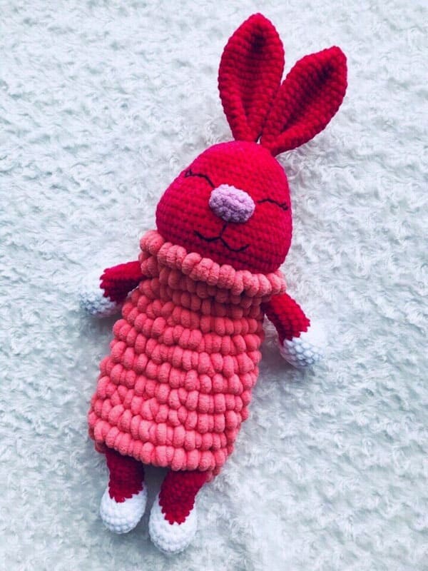Crochet Bunny pajamas Amigurumi Free Pattern (2)